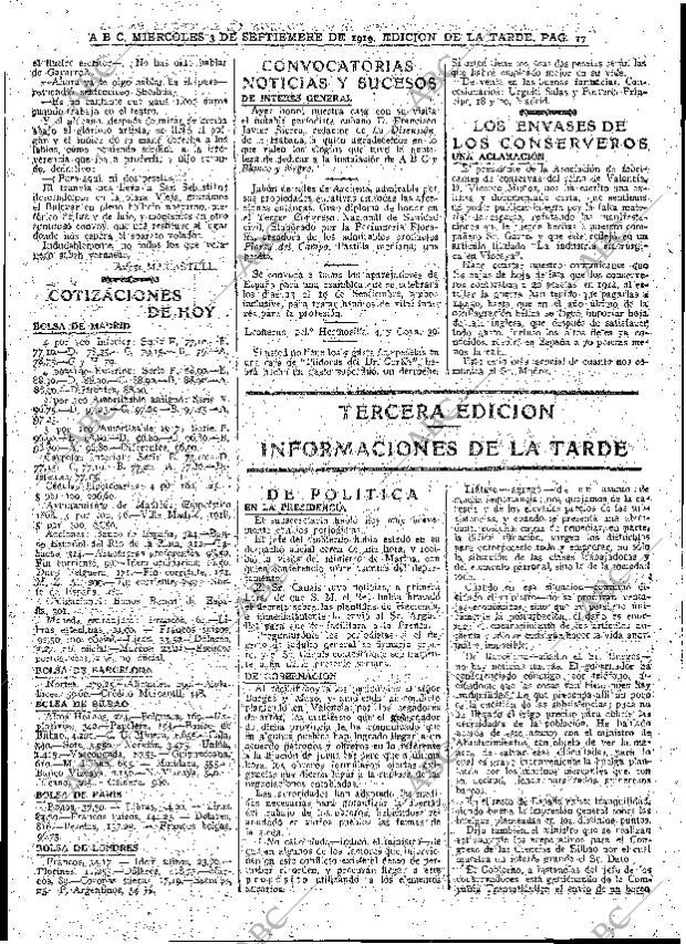 ABC MADRID 03-09-1919 página 17