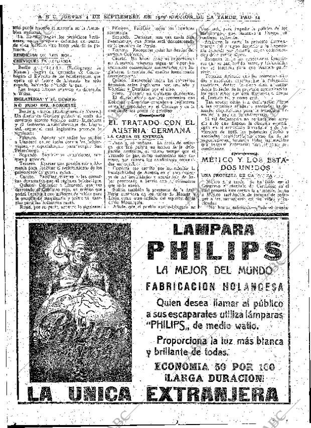 ABC MADRID 04-09-1919 página 14