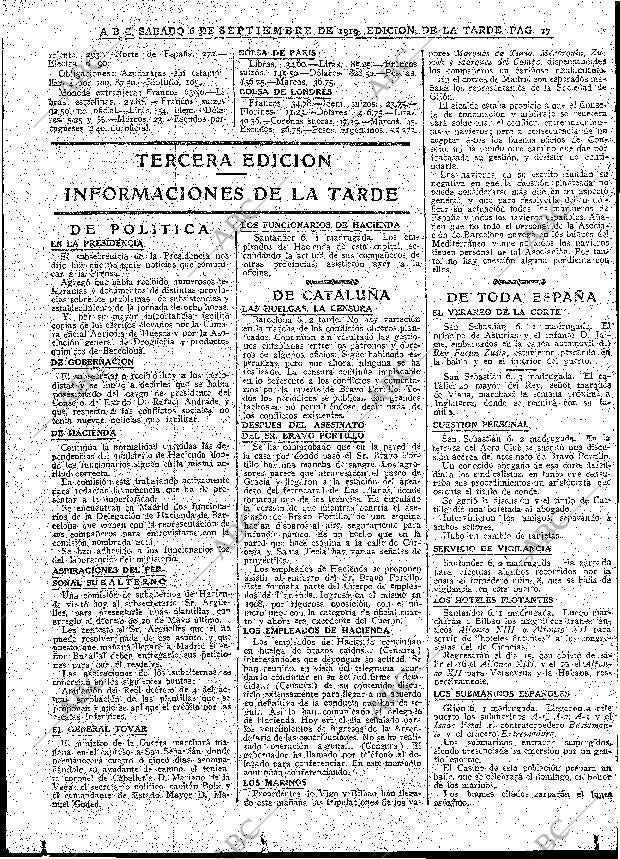 ABC MADRID 06-09-1919 página 17