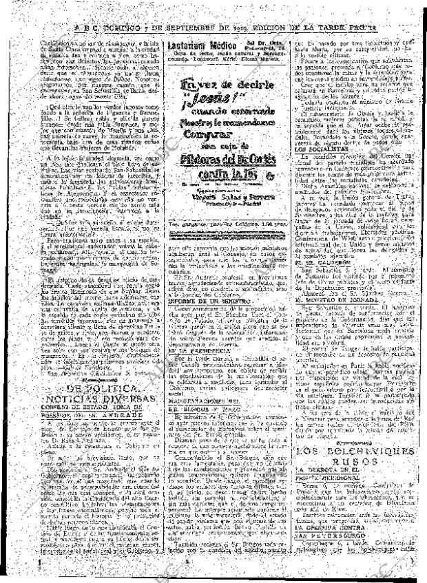 ABC MADRID 07-09-1919 página 13