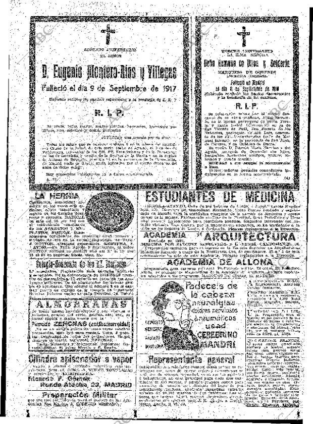 ABC MADRID 07-09-1919 página 21