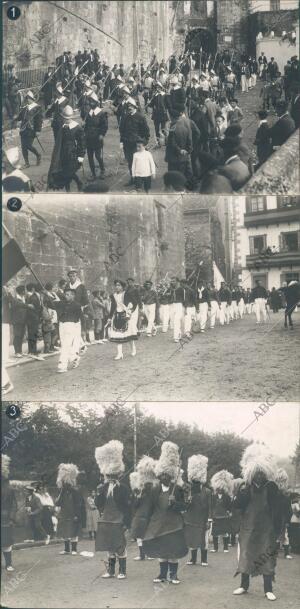 las Tropas Pasando por el arco de Triunfo