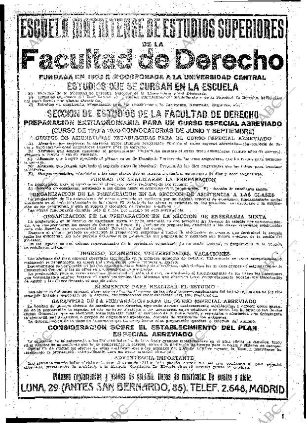 ABC MADRID 08-09-1919 página 10