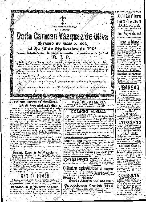 ABC MADRID 09-09-1919 página 21