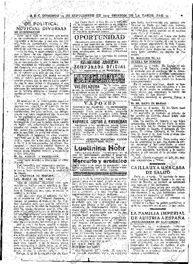 ABC MADRID 14-09-1919 página 11