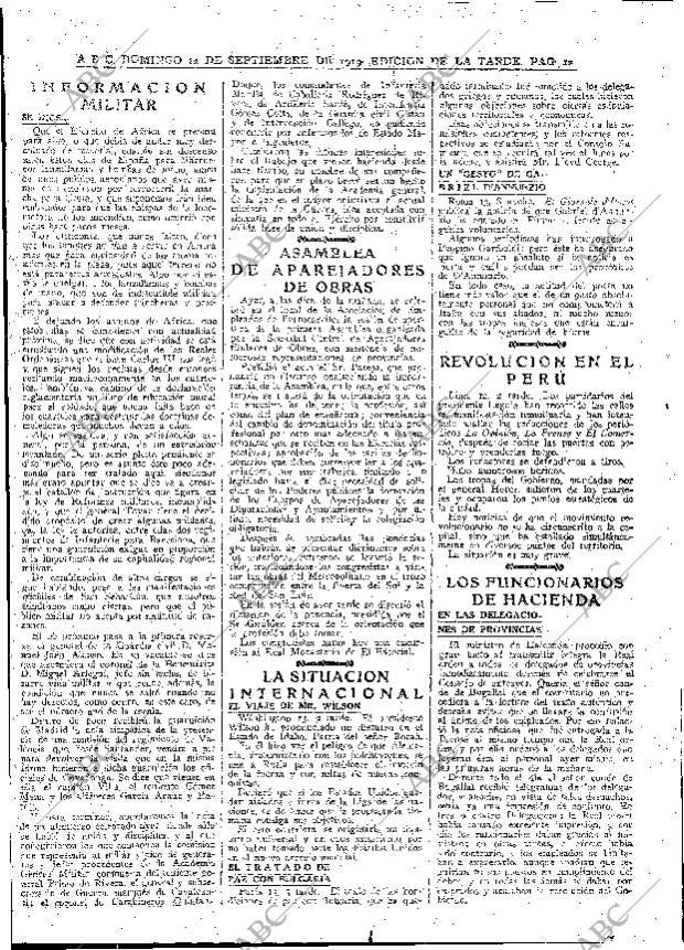 ABC MADRID 14-09-1919 página 12