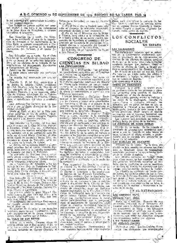 ABC MADRID 14-09-1919 página 14