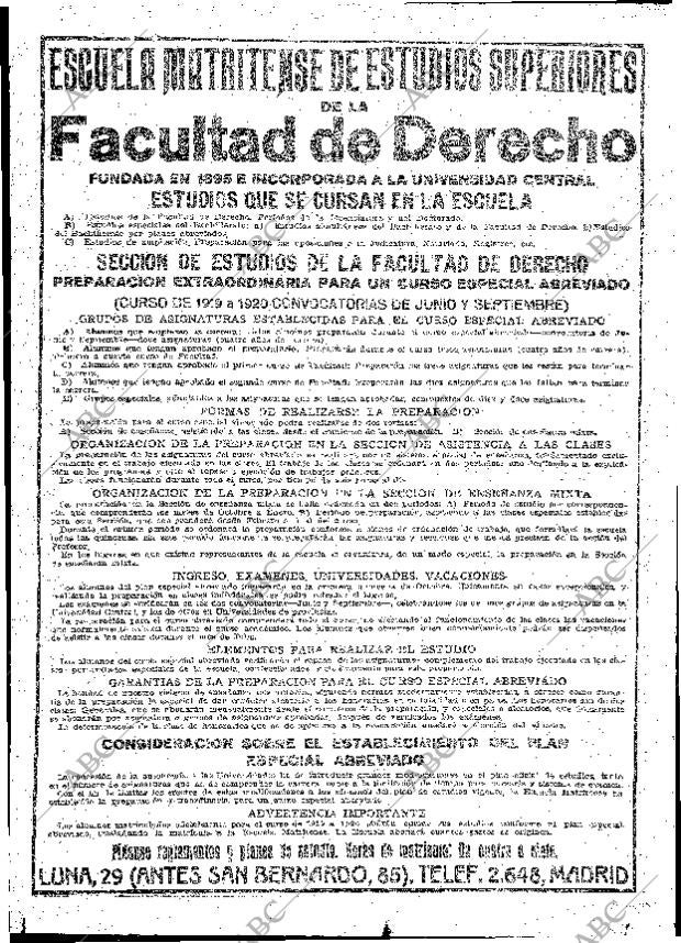 ABC MADRID 14-09-1919 página 8