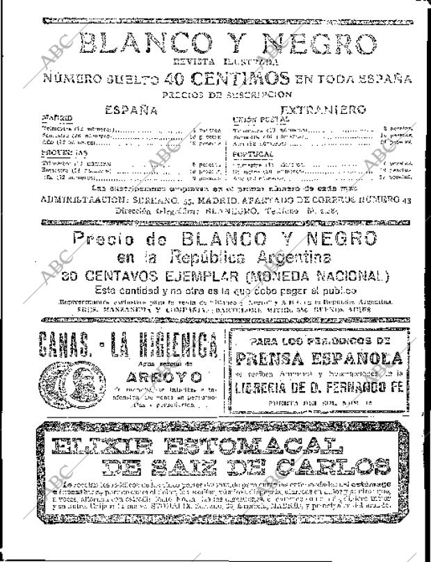 BLANCO Y NEGRO MADRID 14-09-1919 página 2