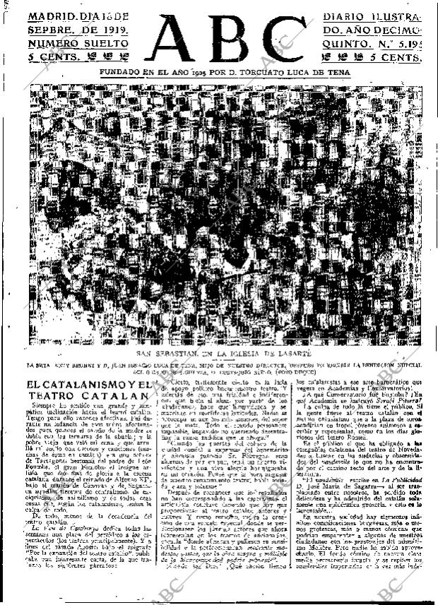 ABC MADRID 18-09-1919 página 3