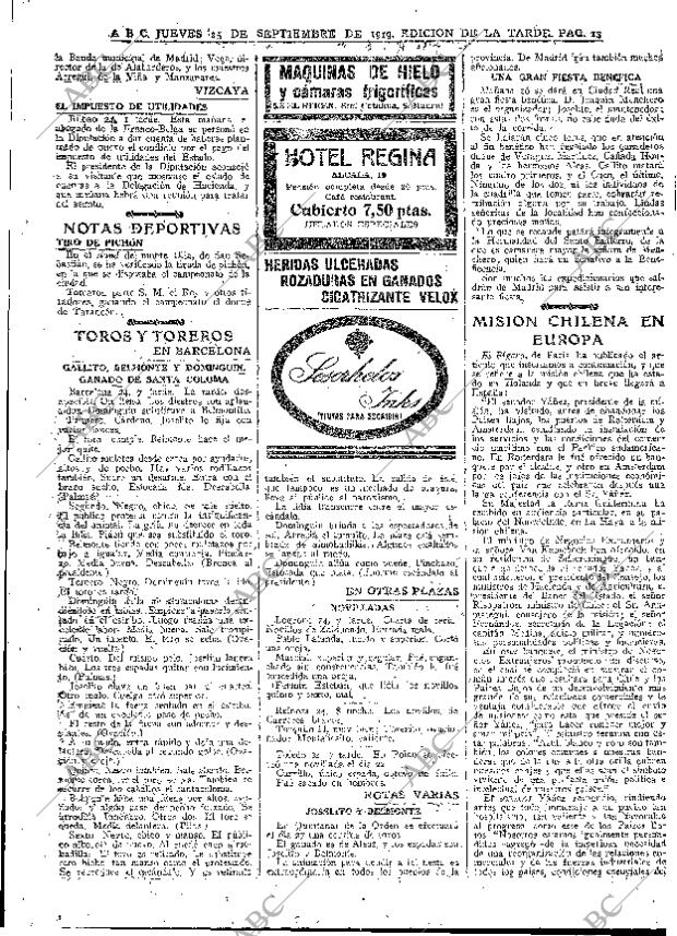 ABC MADRID 25-09-1919 página 13