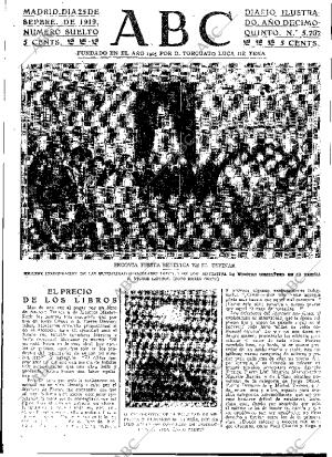 ABC MADRID 25-09-1919 página 3