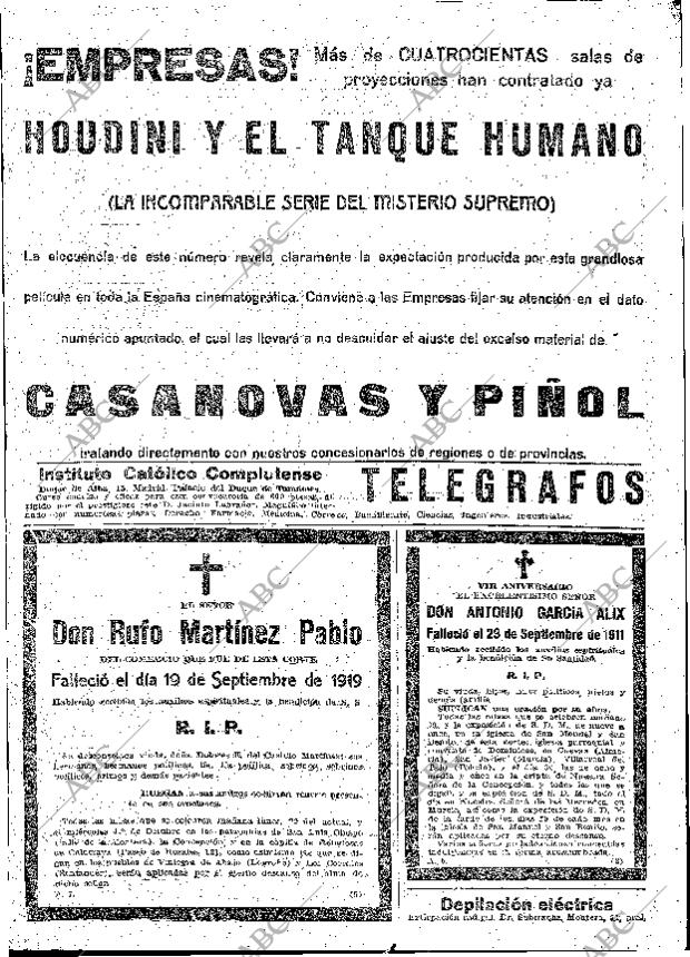 ABC MADRID 28-09-1919 página 20