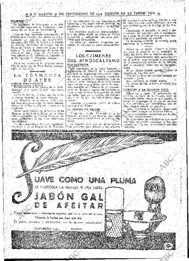 ABC MADRID 30-09-1919 página 14