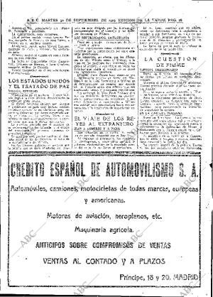 ABC MADRID 30-09-1919 página 16