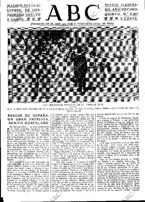 ABC MADRID 30-09-1919 página 3