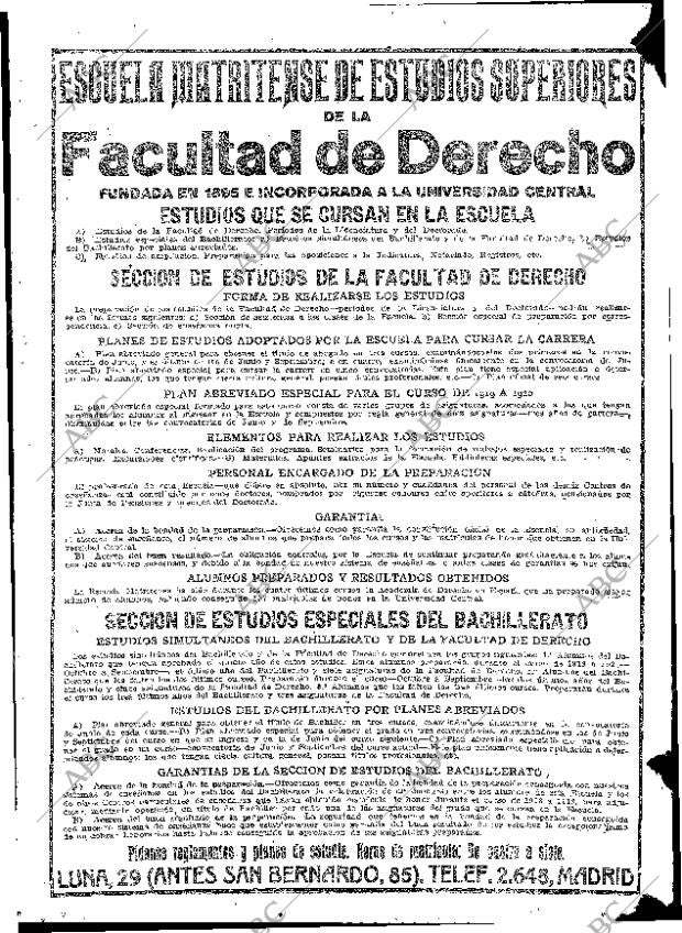 ABC MADRID 30-09-1919 página 8