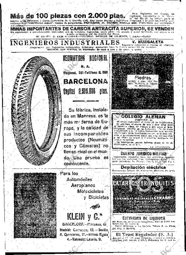 ABC MADRID 05-10-1919 página 24