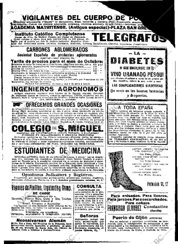 ABC MADRID 06-10-1919 página 2