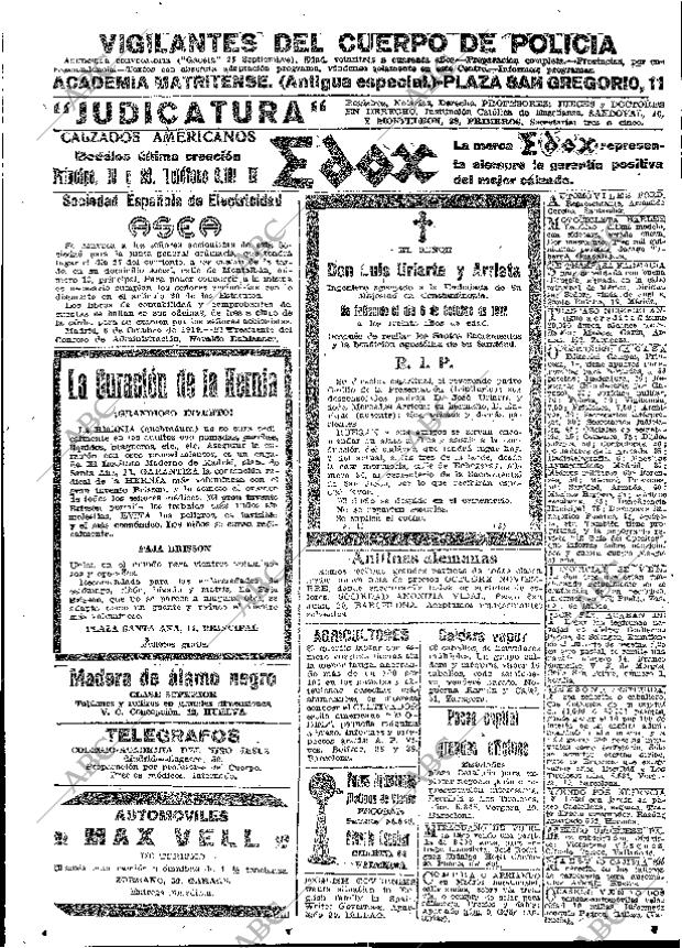 ABC MADRID 07-10-1919 página 19