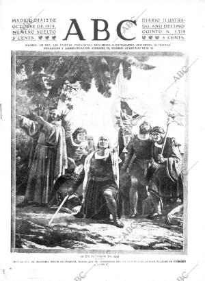 ABC MADRID 12-10-1919 página 1