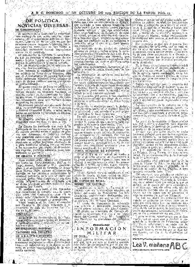 ABC MADRID 12-10-1919 página 13