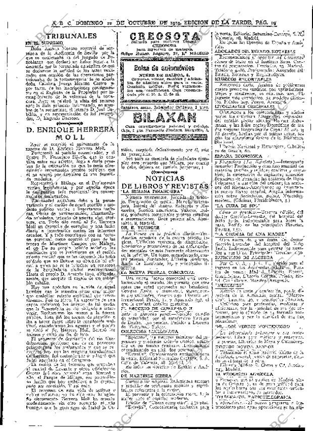 ABC MADRID 12-10-1919 página 19