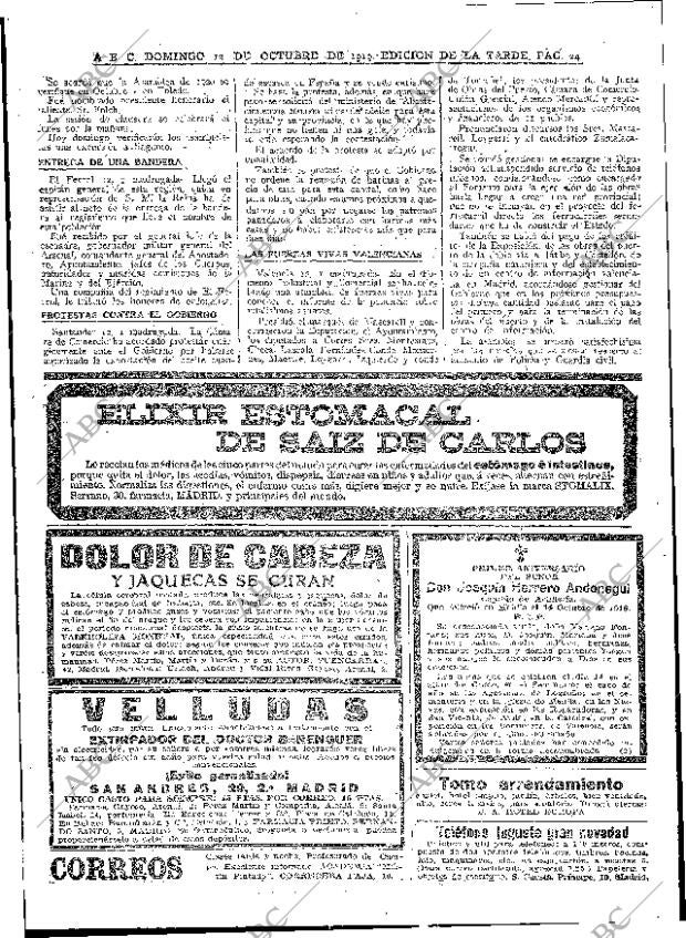 ABC MADRID 12-10-1919 página 24