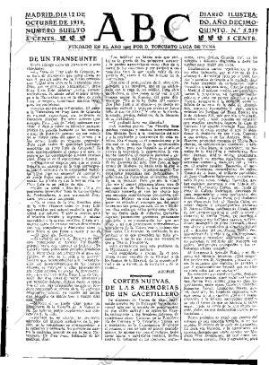 ABC MADRID 12-10-1919 página 3