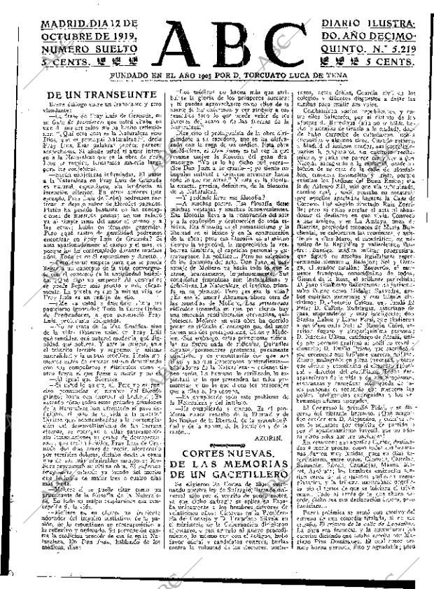 ABC MADRID 12-10-1919 página 3