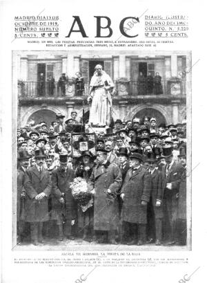 ABC MADRID 13-10-1919 página 1