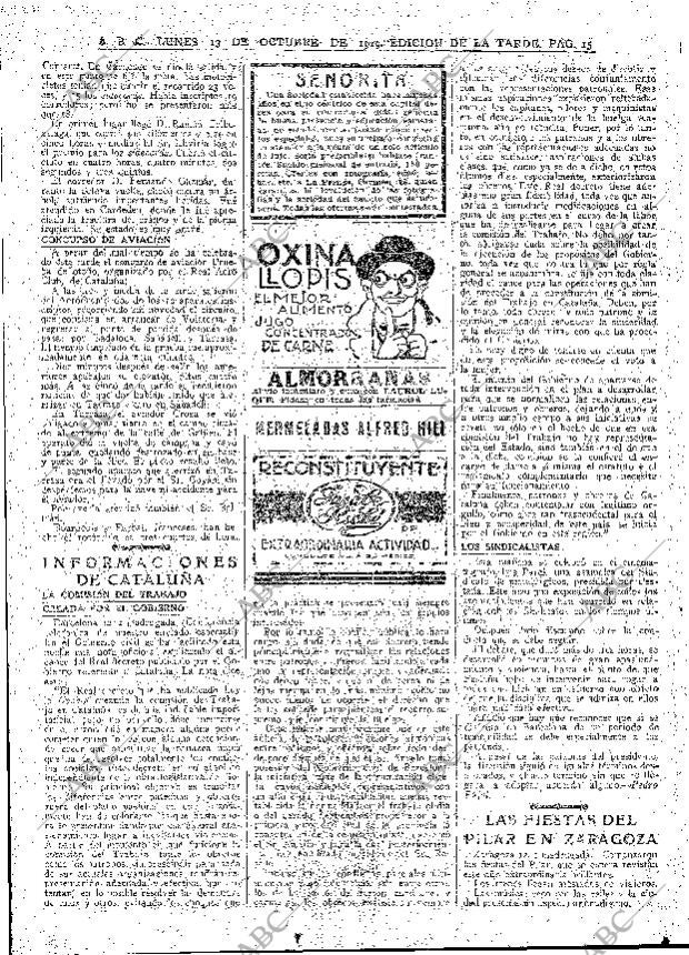ABC MADRID 13-10-1919 página 15