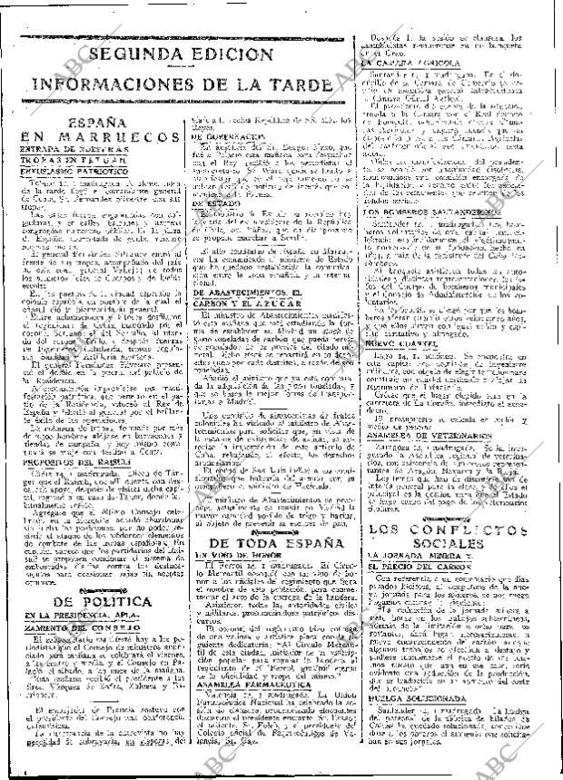 ABC MADRID 14-10-1919 página 18