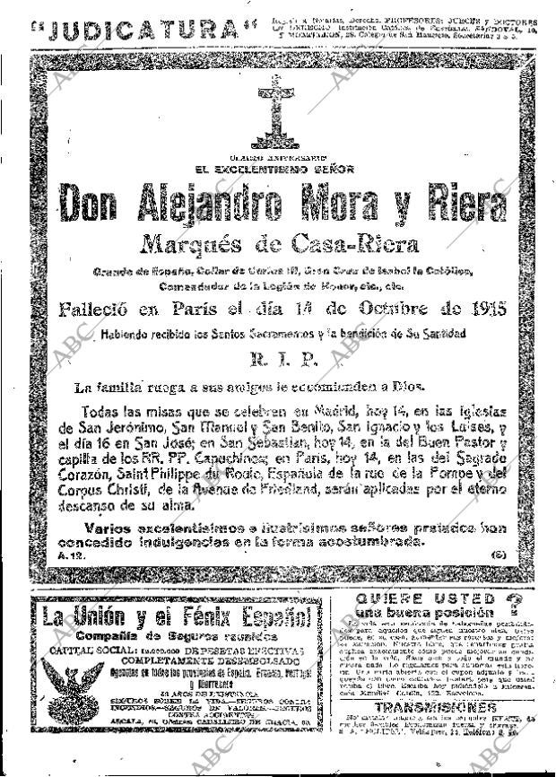 ABC MADRID 14-10-1919 página 21