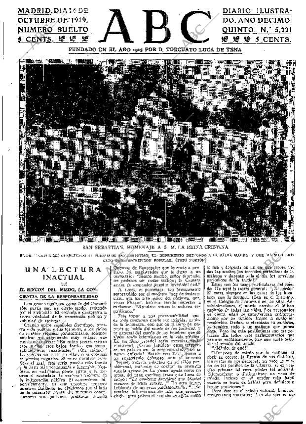 ABC MADRID 14-10-1919 página 3