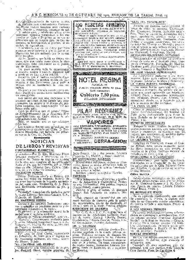 ABC MADRID 15-10-1919 página 15
