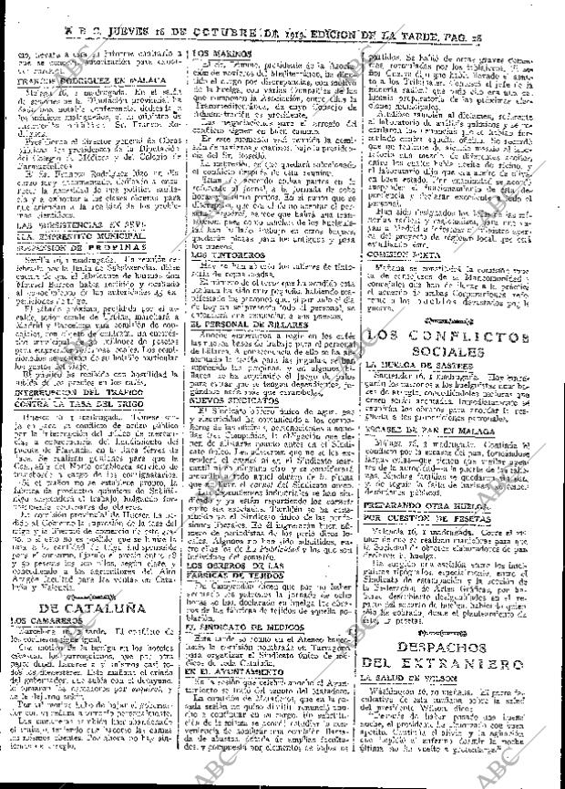 ABC MADRID 16-10-1919 página 18