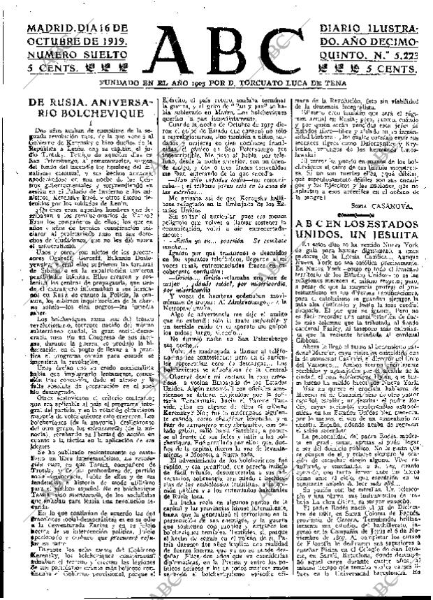 ABC MADRID 16-10-1919 página 3