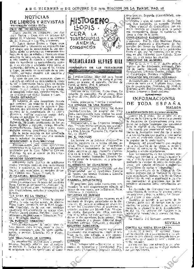 ABC MADRID 17-10-1919 página 16