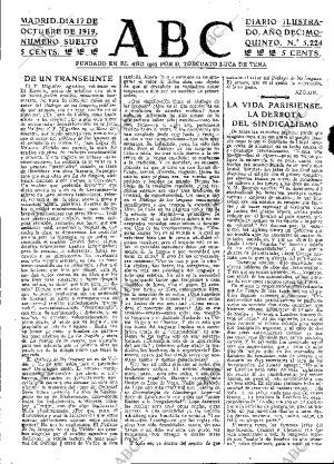 ABC MADRID 17-10-1919 página 3