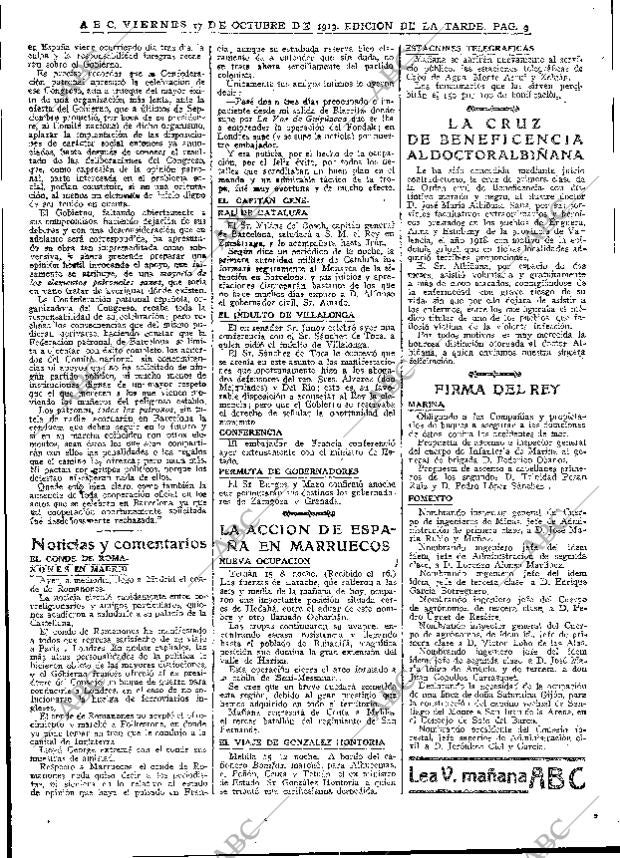ABC MADRID 17-10-1919 página 9