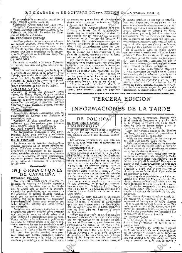 ABC MADRID 18-10-1919 página 17