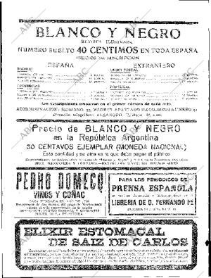 BLANCO Y NEGRO MADRID 19-10-1919 página 2