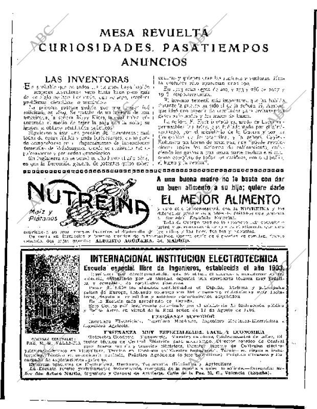 BLANCO Y NEGRO MADRID 19-10-1919 página 54