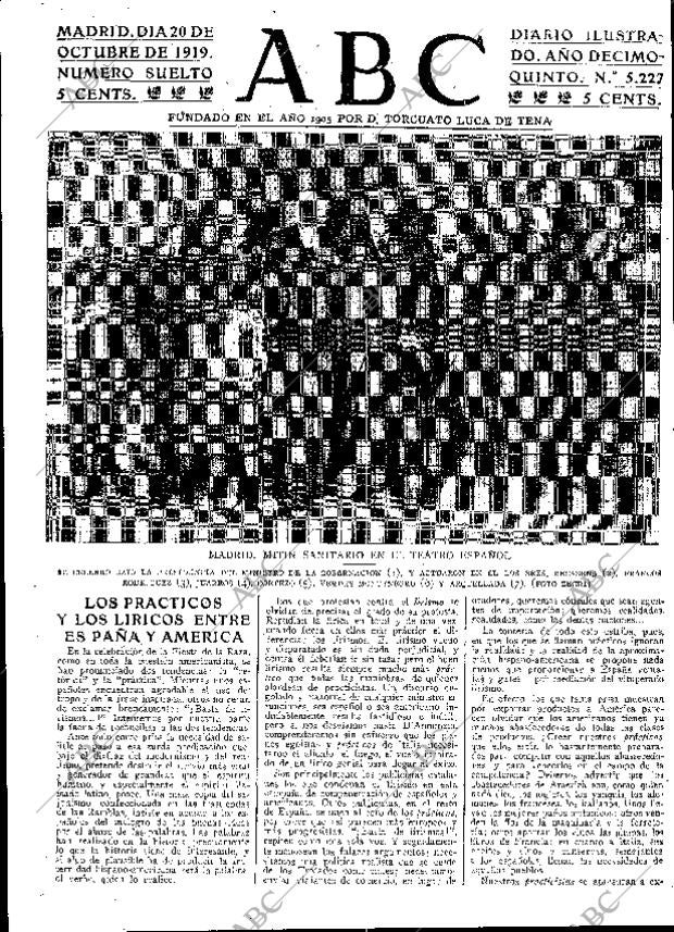 ABC MADRID 20-10-1919 página 3