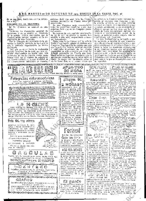 ABC MADRID 21-10-1919 página 16