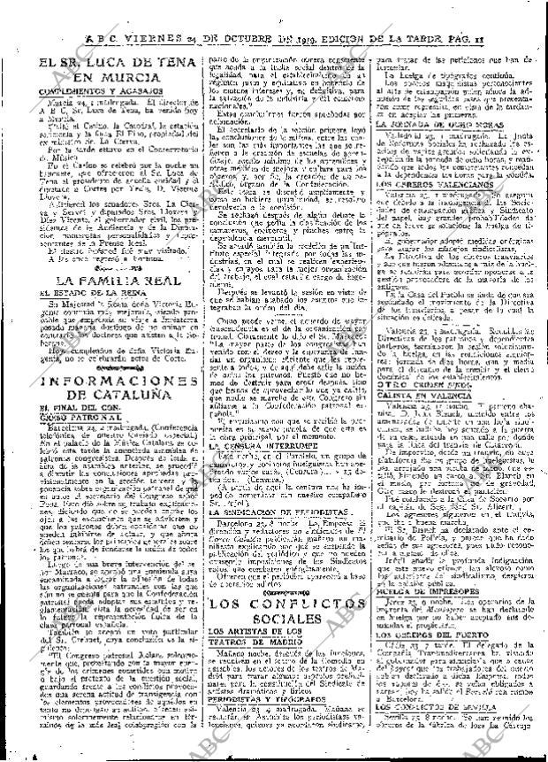 ABC MADRID 24-10-1919 página 11