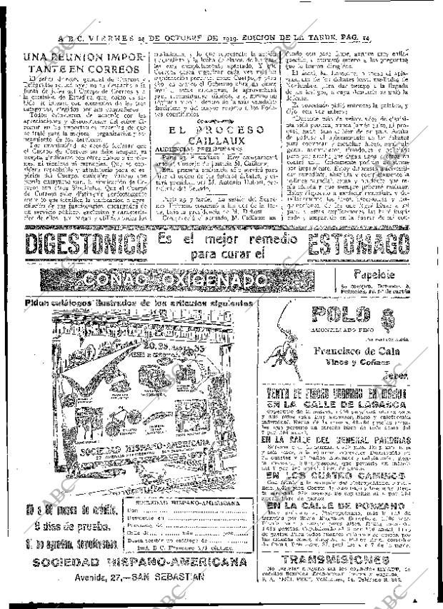 ABC MADRID 24-10-1919 página 14