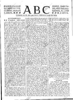ABC MADRID 25-10-1919 página 3