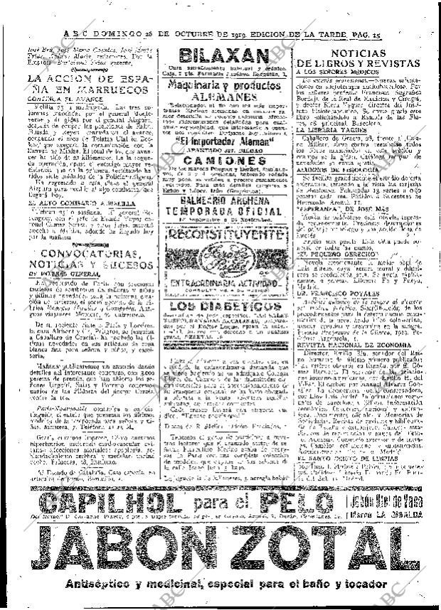 ABC MADRID 26-10-1919 página 15